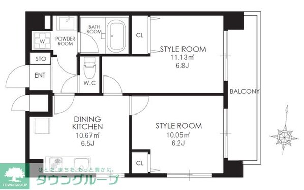 CALLAS STYLE TAMAGAWA~カレススタイル~の物件間取画像